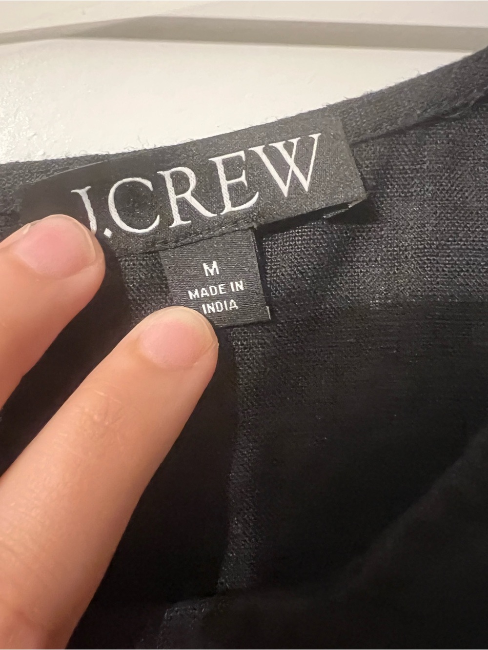 J.Crew Cropped Button-Back Linen Tank Top - Picture 3 of 4